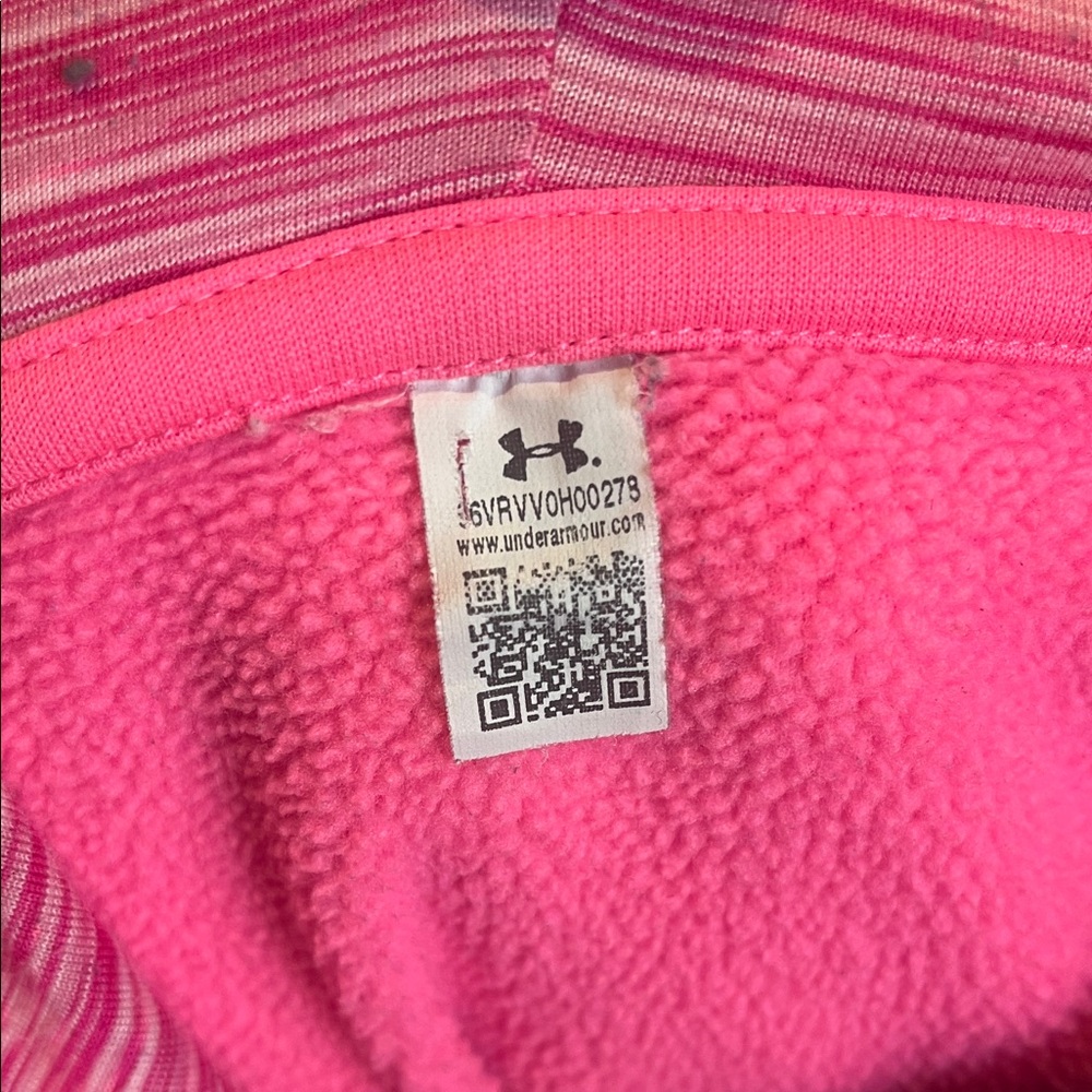 Under Armour Vibrant Pink Fleece Top